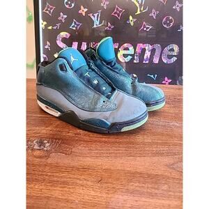 Nike Air Jordan Dub Zero 2014 Men Shoes 311046-330 Teal Sneakers Size 8